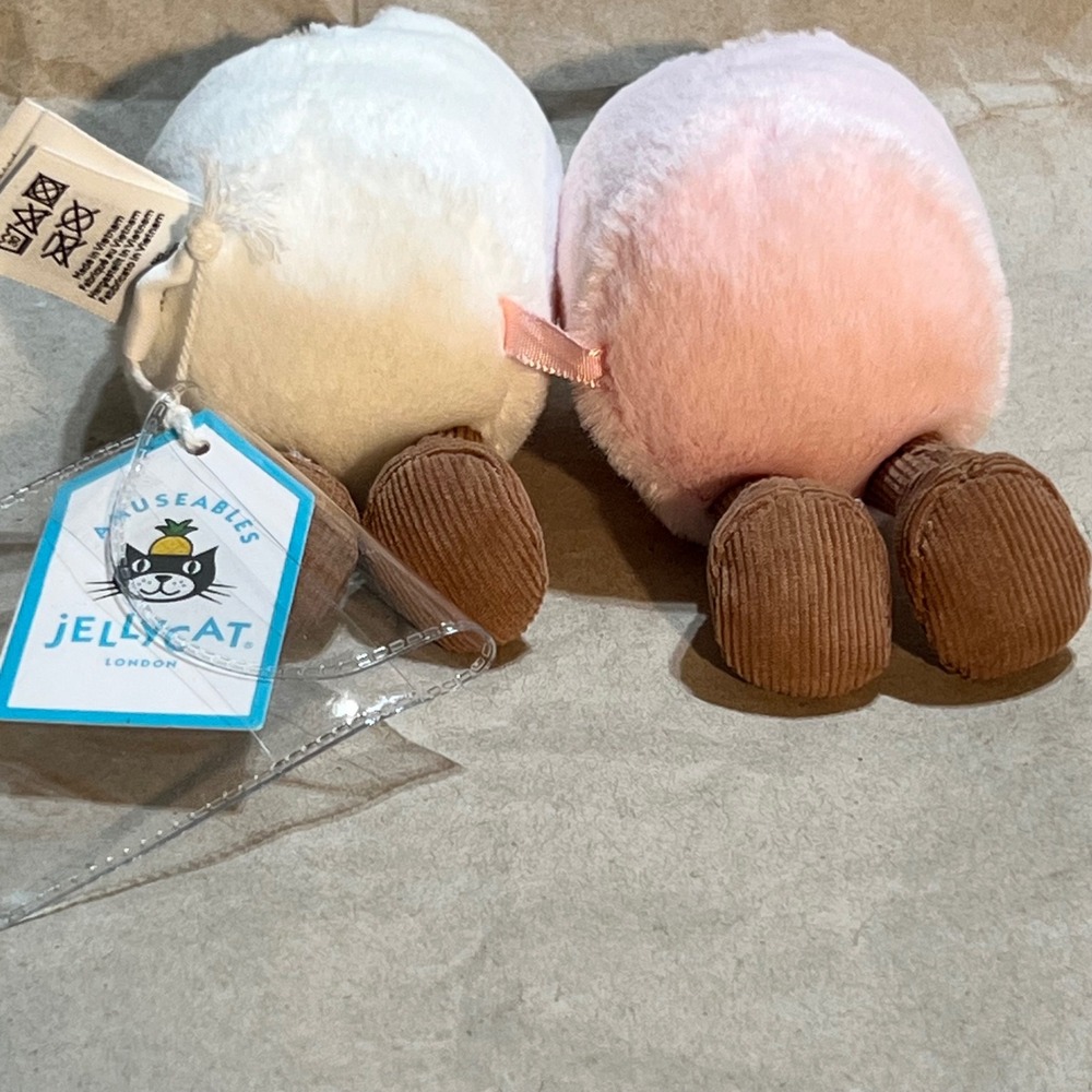 Jellycat Amuseable Marshmallows Pink White Plush Toy A2MARS - Picture 5 of 6